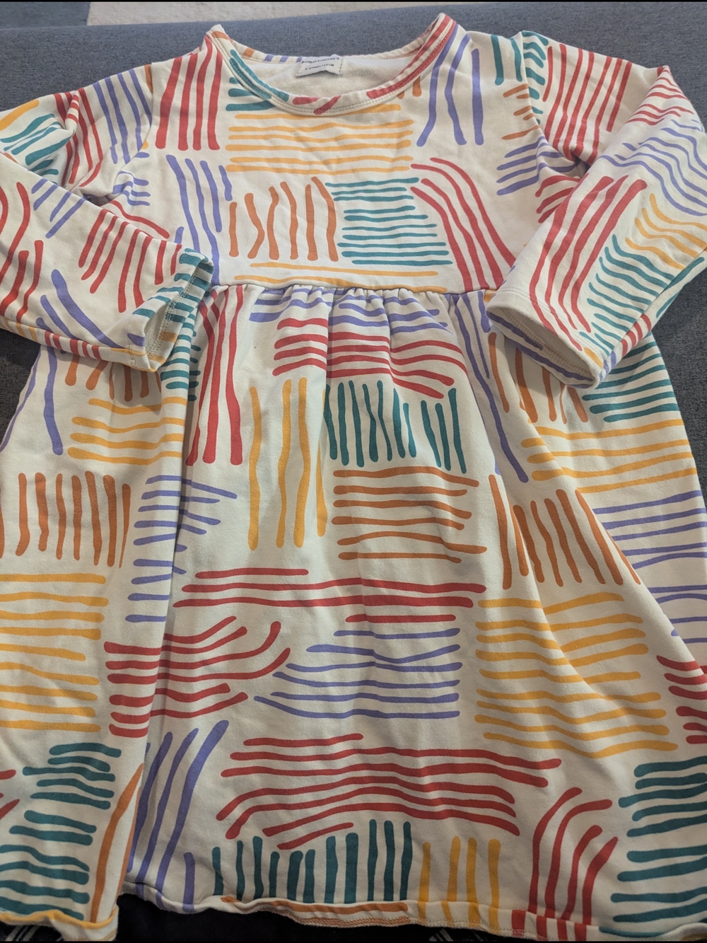 Bobo Choses All Over Lines Kids Dress